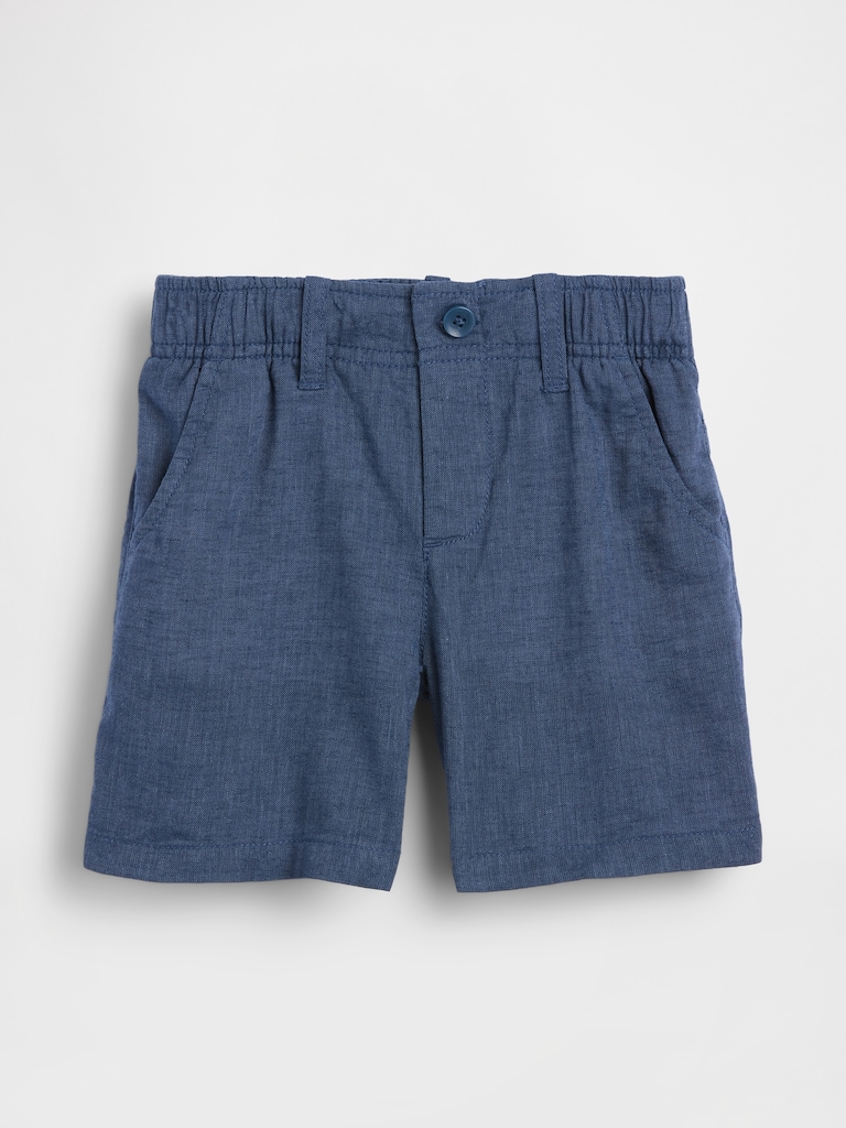 Baby & Toddler Linen-Cotton Shorts