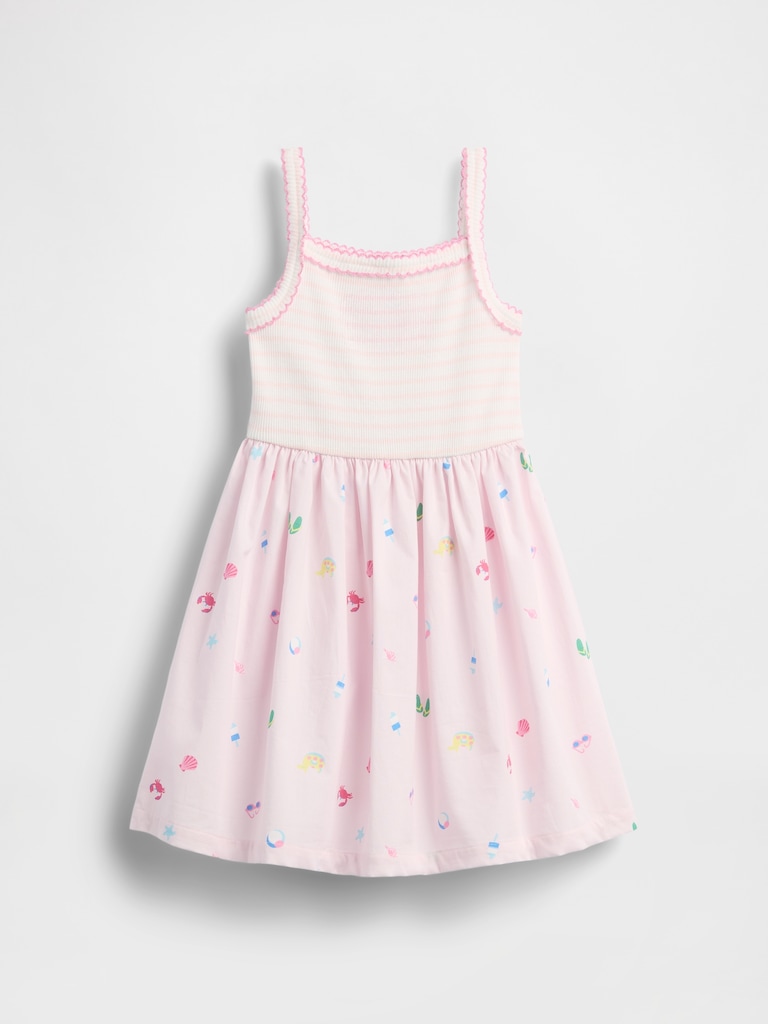 Baby & Toddler Mixed Media Apron Dress