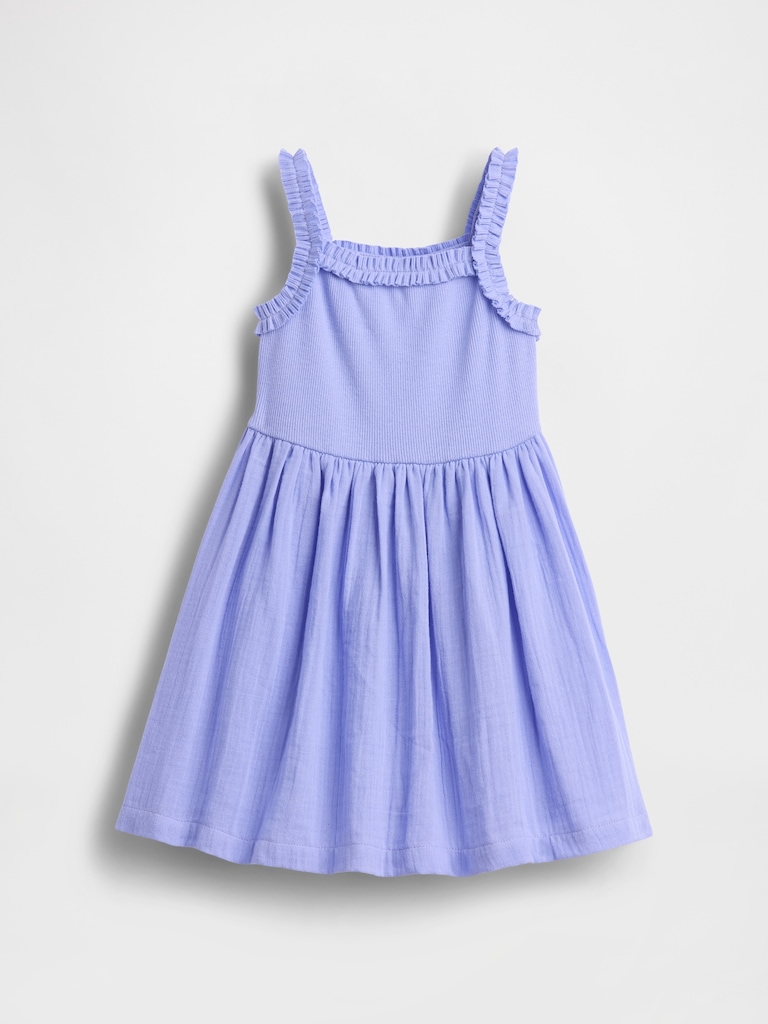 Baby & Toddler Mixed Media Apron Dress