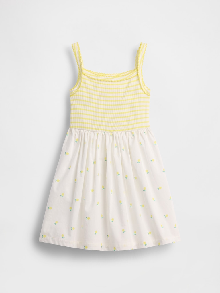 Baby & Toddler Mixed Media Apron Dress