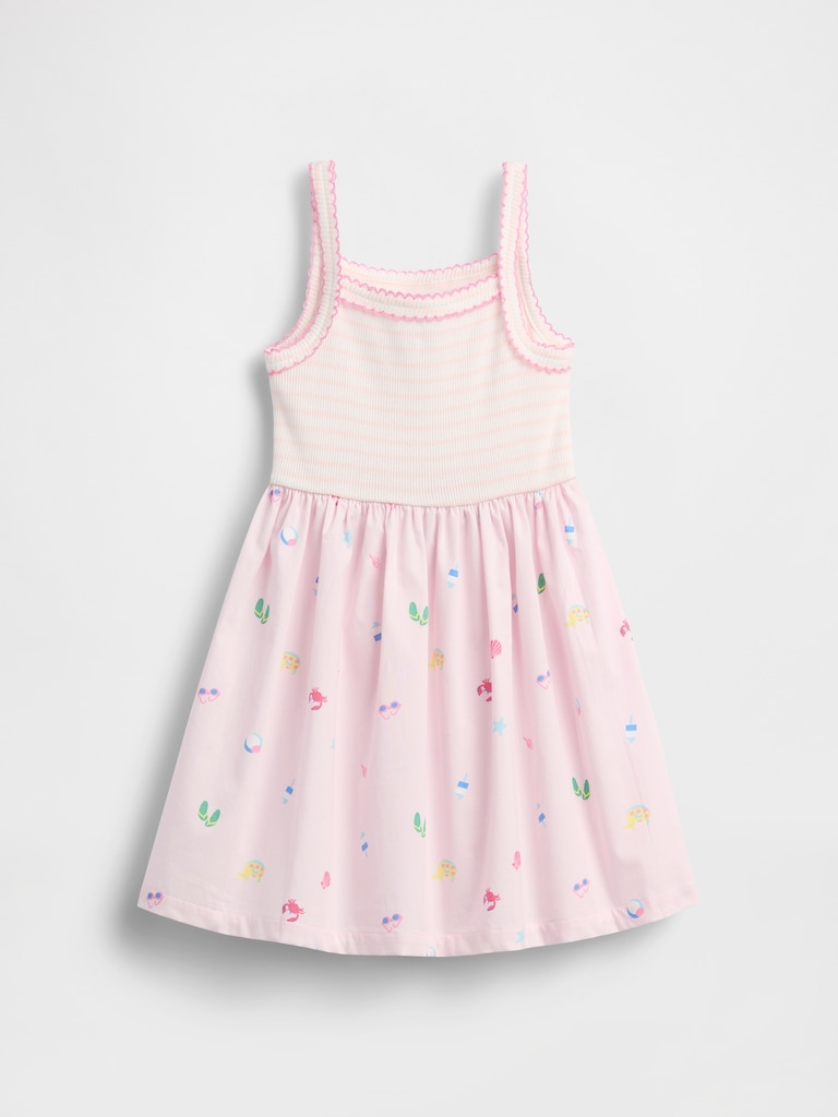 Baby & Toddler Mixed Media Apron Dress