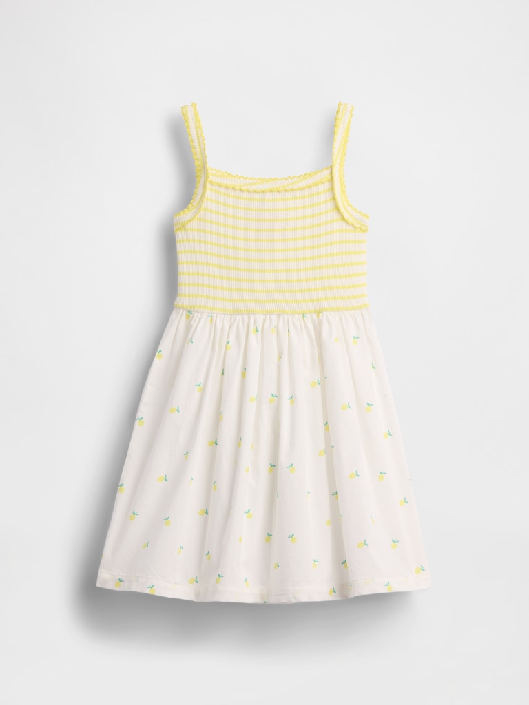 Baby & Toddler Mixed Media Apron Dress