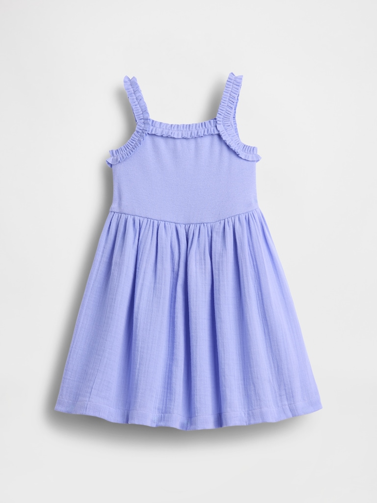 Baby & Toddler Mixed Media Apron Dress