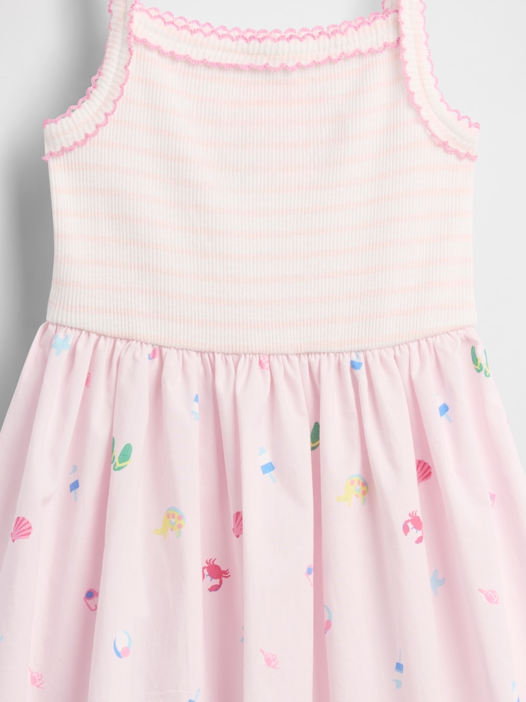 Baby & Toddler Mixed Media Apron Dress