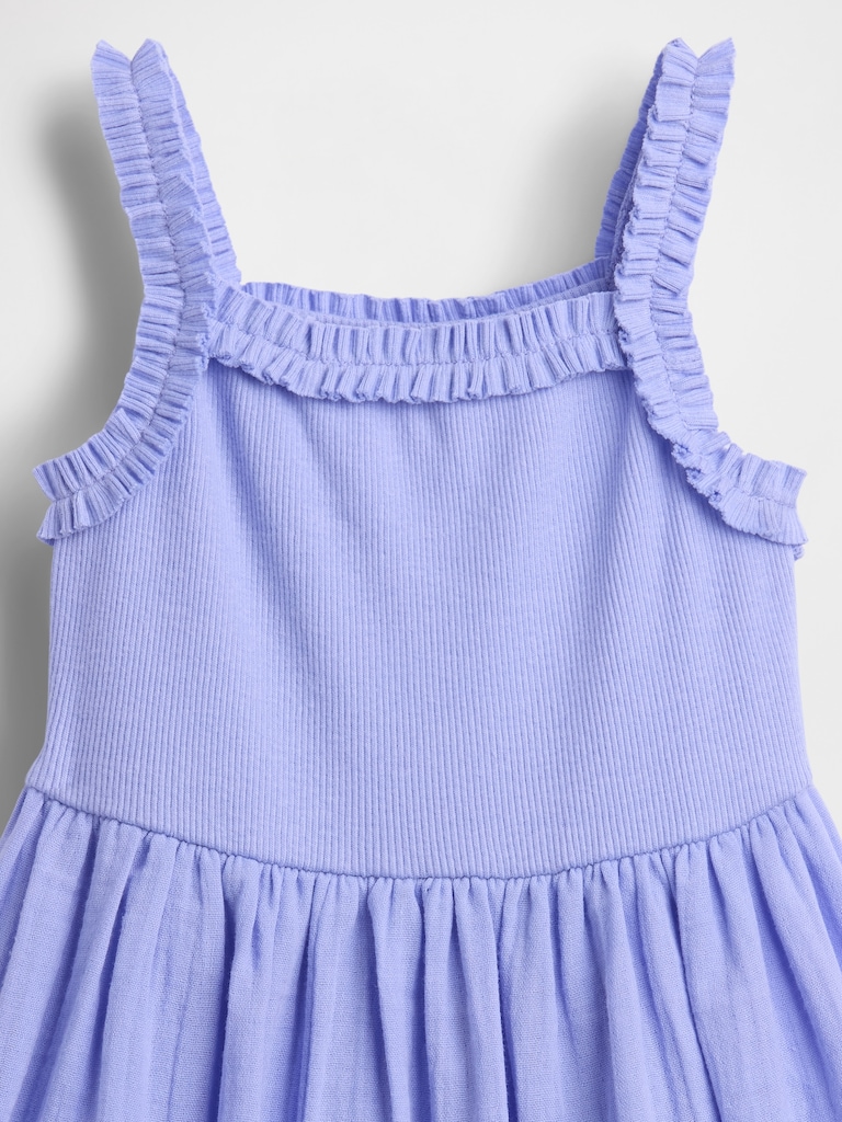 Baby & Toddler Mixed Media Apron Dress