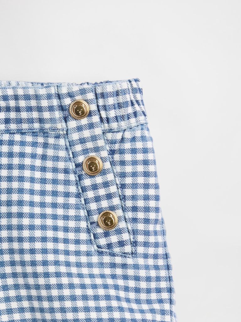Baby & Toddler Sailor Gingham Denim Pull-On Shorts