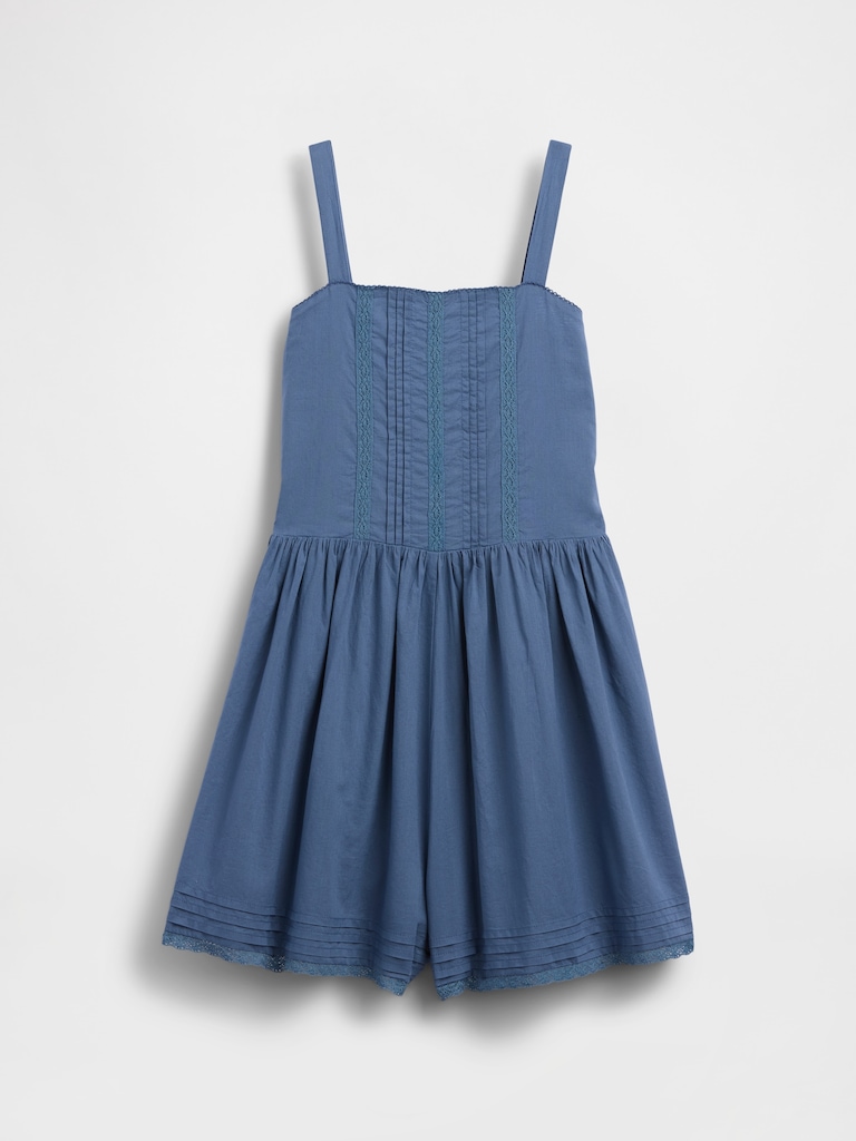 Kids Lace-Trim Romper