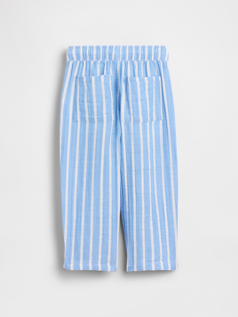 Baby & Toddler Cotton Gauze Pull-On Barrel Pants