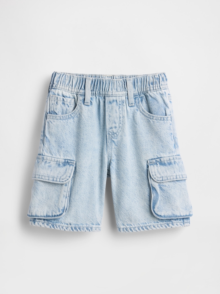 Baby & Toddler UltraSoft Denim Pull-On Cargo Shorts