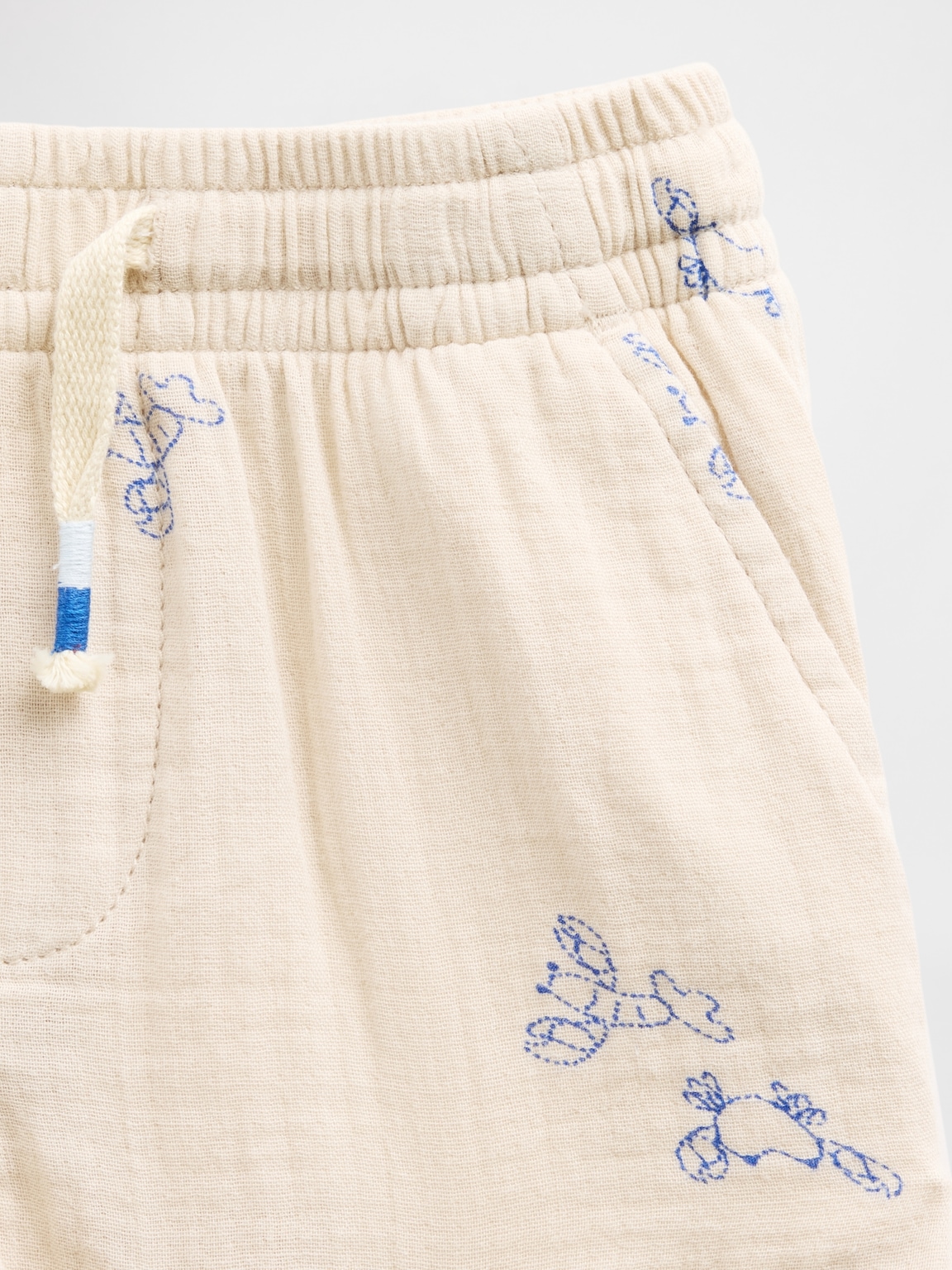 Baby & Toddler Cotton Gauze Print Pull-On Shorts
