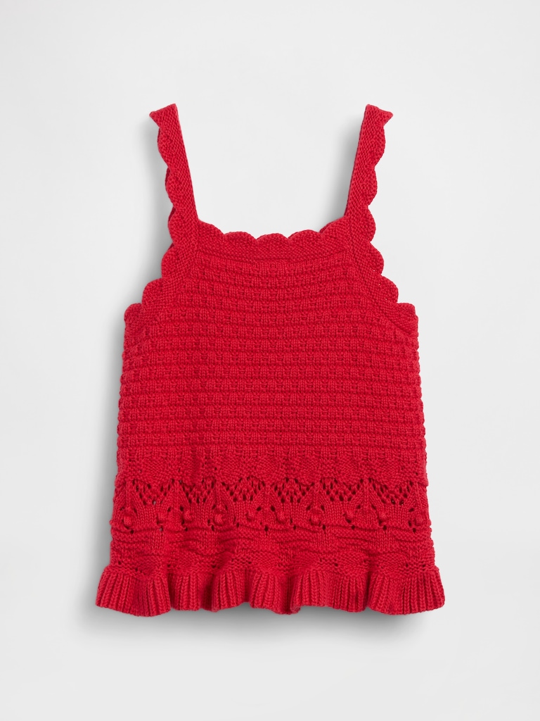 Baby & Toddler Crochet Scalloped Tank Top