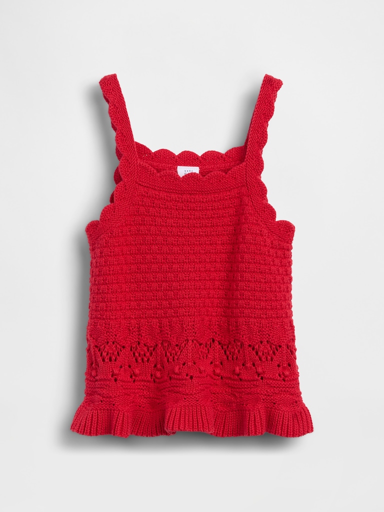Baby & Toddler Crochet Scalloped Tank Top