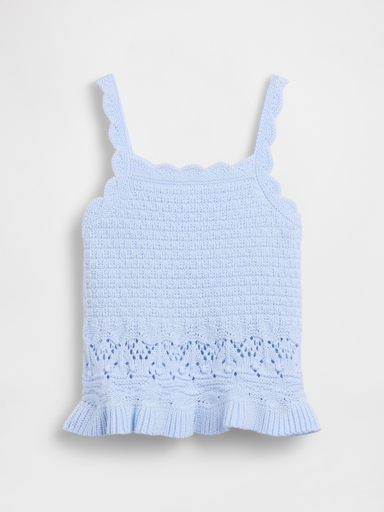 Baby & Toddler Crochet Scalloped Tank Top