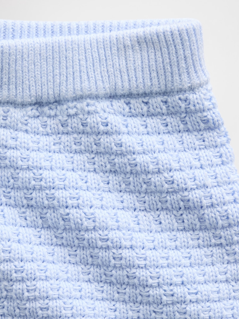 Baby & Toddler Crochet Scalloped Pull-On Shorts