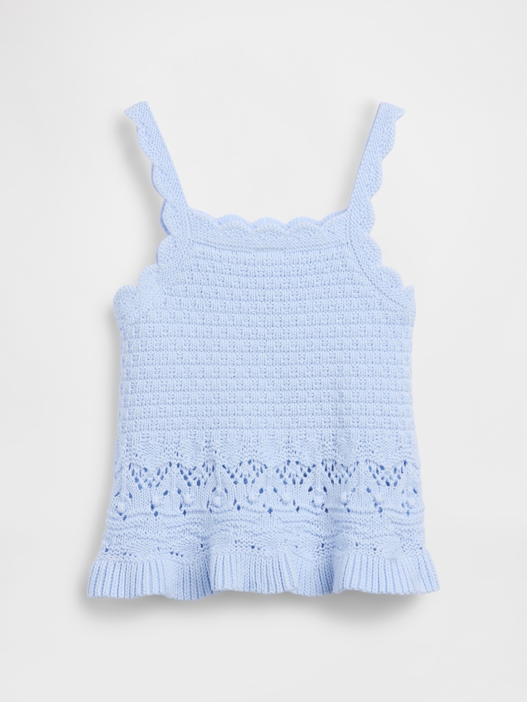Baby & Toddler Crochet Scalloped Tank Top