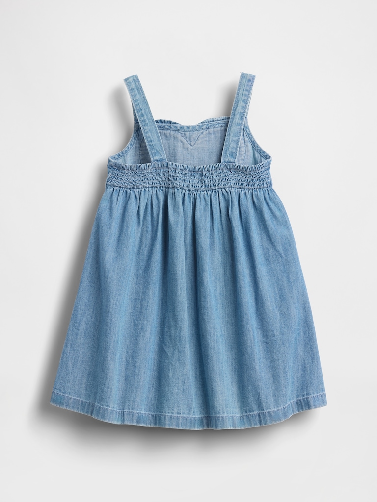 Baby & Toddler Denim Heart Tank Dress