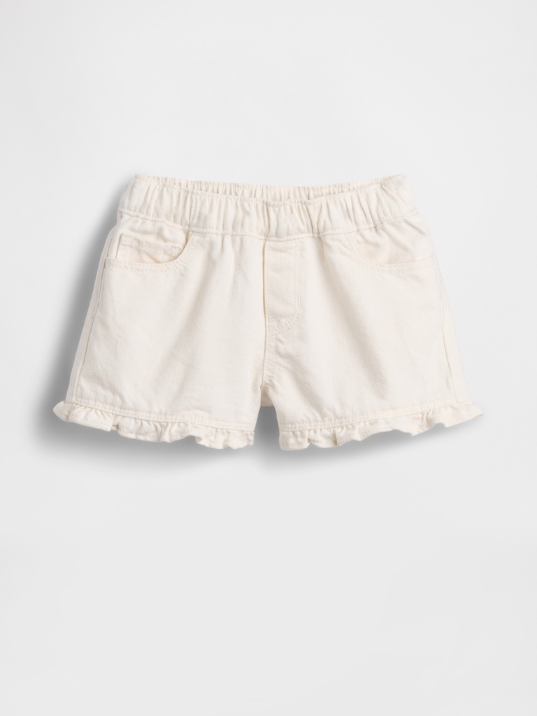 Baby & Toddler Denim Stride Pull-On Ruffle Shorts