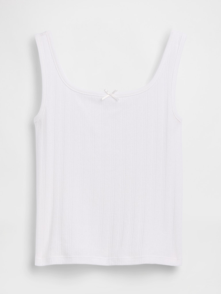 Kids Pointelle Tank Top