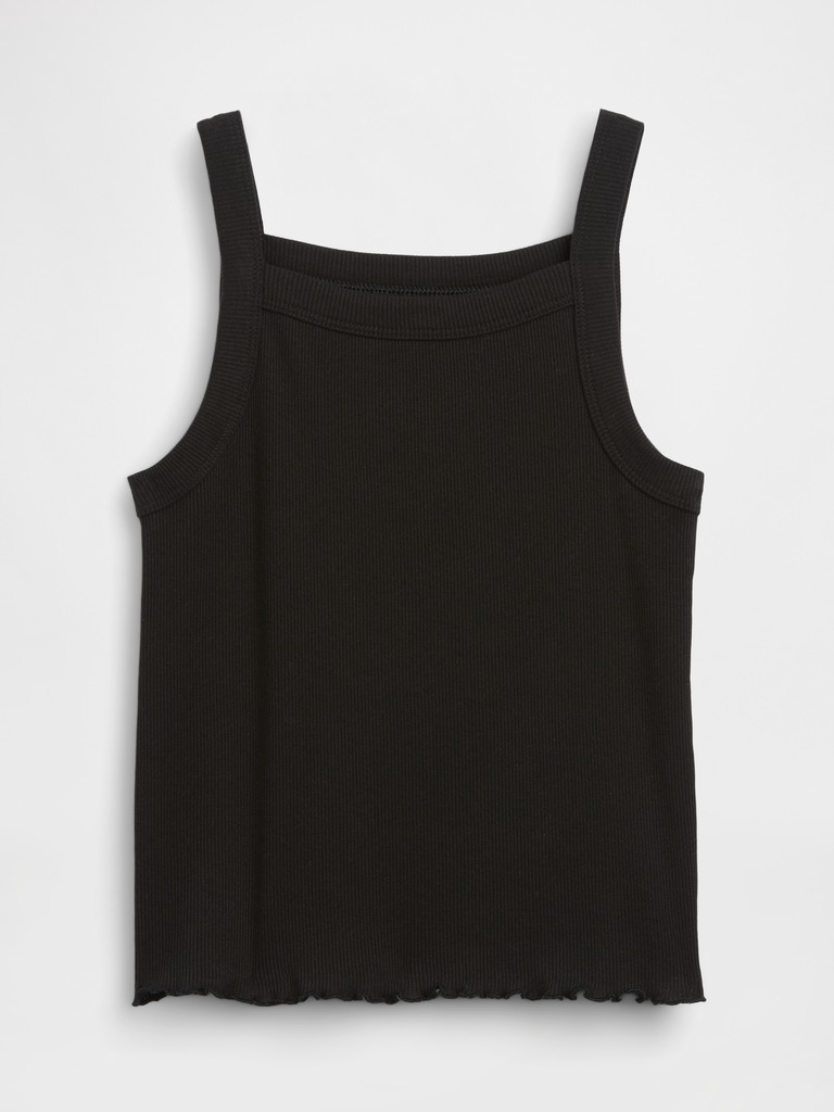 Kids Rib Square-Neck Tank Top