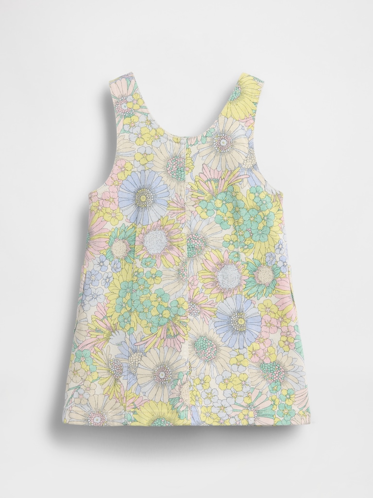 Baby & Toddler Floral Denim Jumper Dress