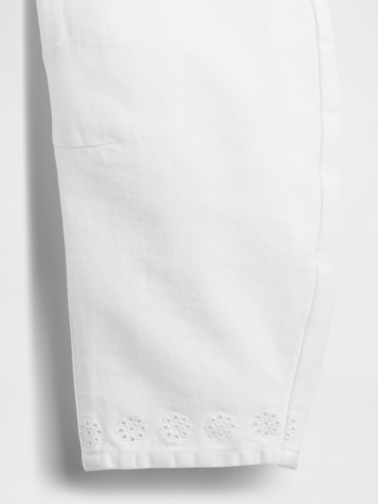 Baby & Toddler Eyelet-Hem Horseshoe Jeans