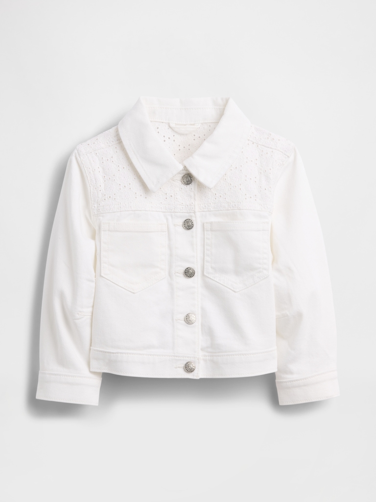 Baby & Toddler Eyelet Denim Jacket