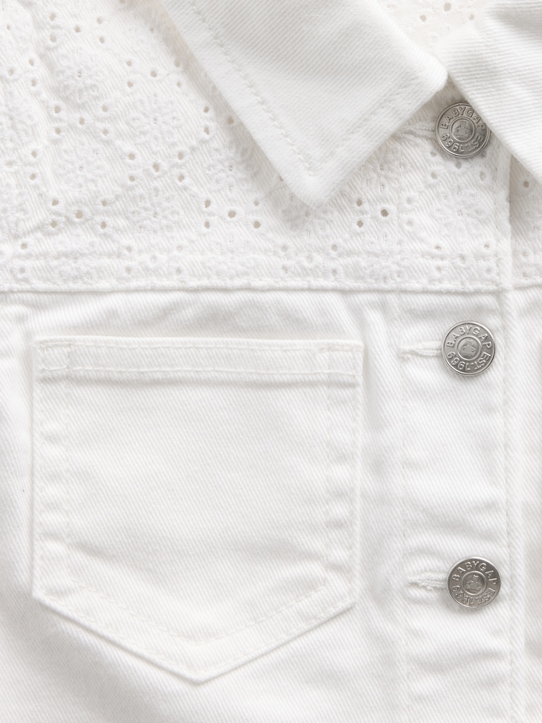 Baby & Toddler Eyelet Denim Jacket