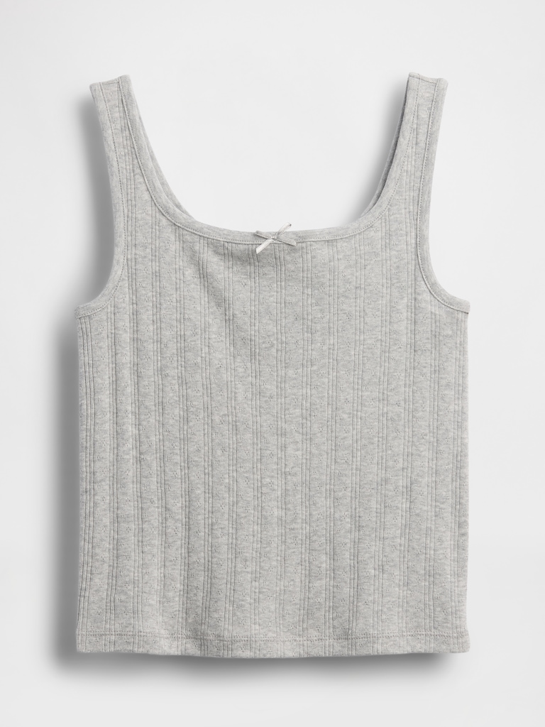 Kids Pointelle Tank Top