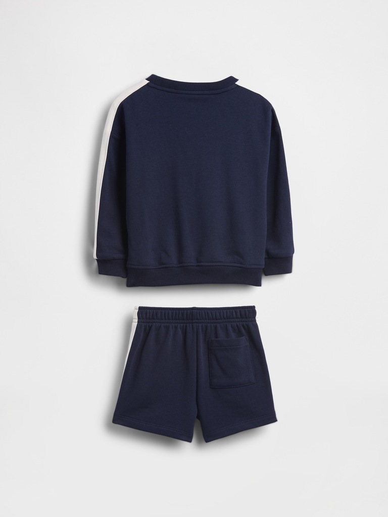 Baby & Toddler VintageSoft Terry Stripe Outfit Set