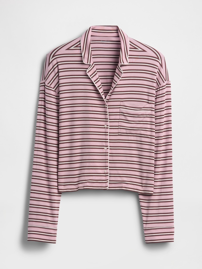 Softest Modal Crop PJ Top