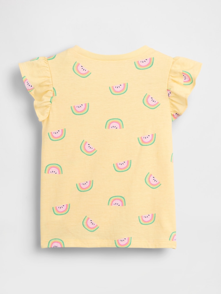 babyGap Print Flutter Sleeve T-Shirt