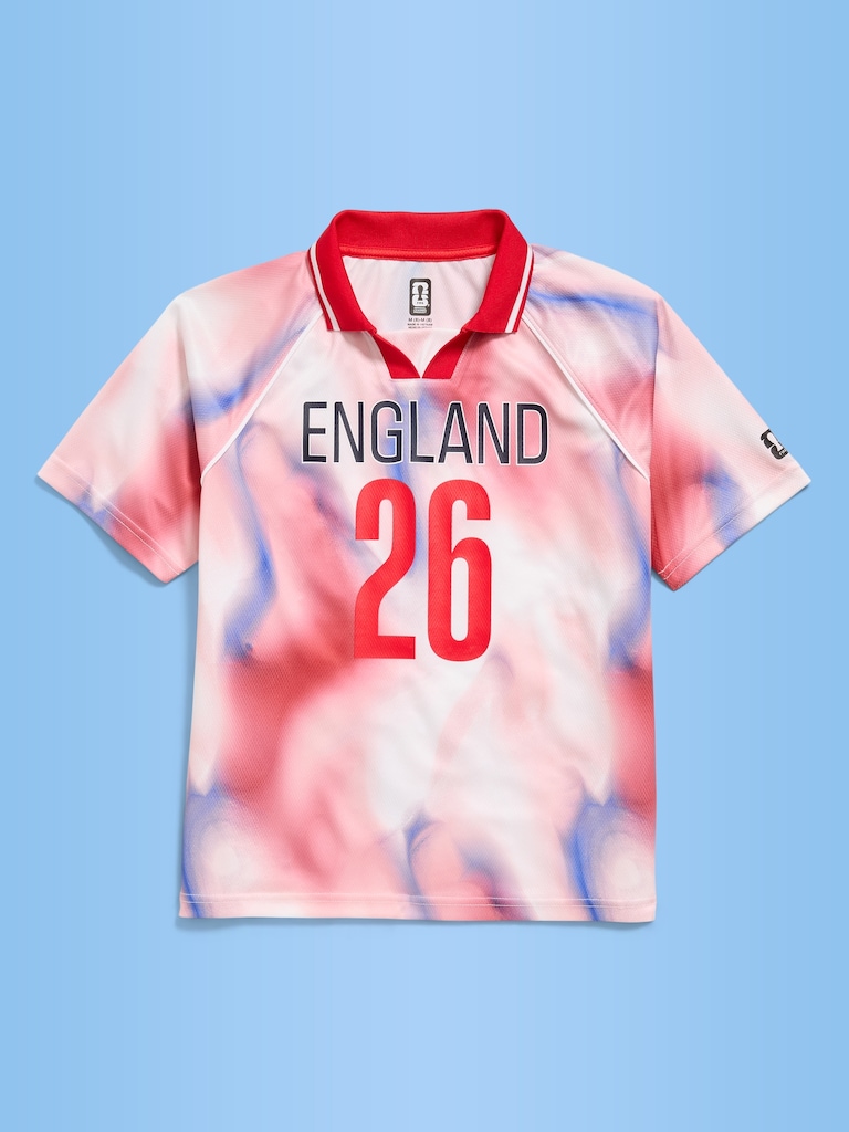 FIFA World Cup 26™ England Lifestyle Collared Jersey T-Shirt for Kids