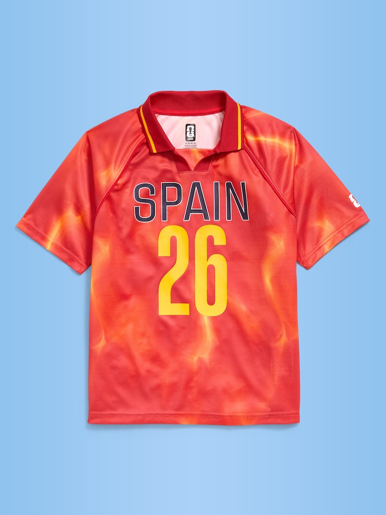 FIFA World Cup 26™ Spain Lifestyle Collared Jersey T-Shirt for Kids