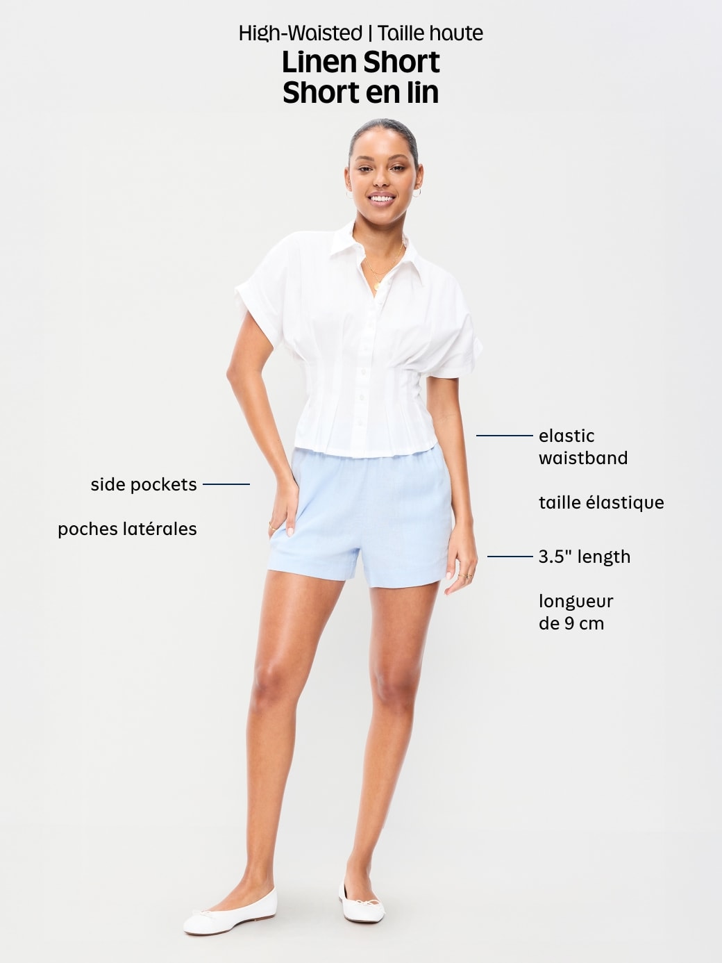 Women Shorts Linen Shorts | Old Navy