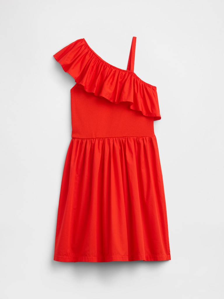 Kids One-Shoulder Dress