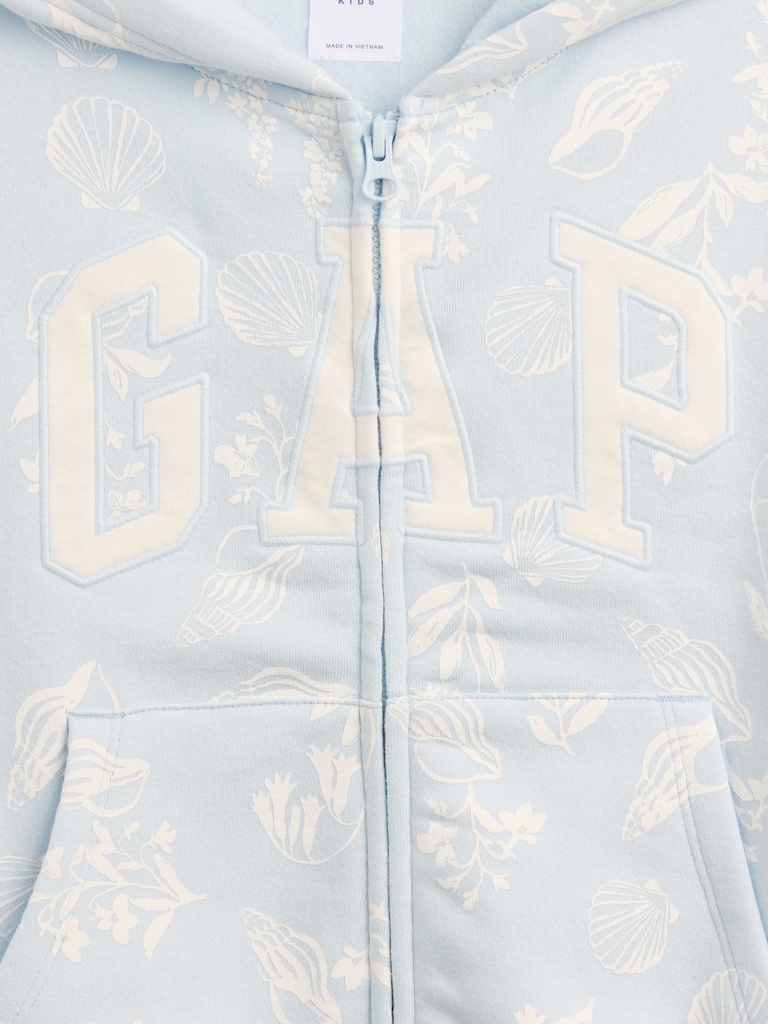 Kids Relaxed Gap Logo Zip Hoodie