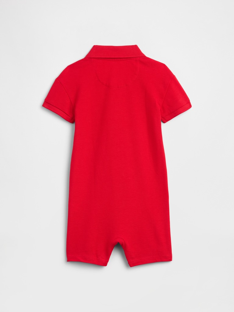Baby Brannan Bear Polo Romper