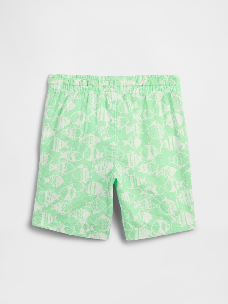 babyGap Pull-On Linen-Blend Shorts