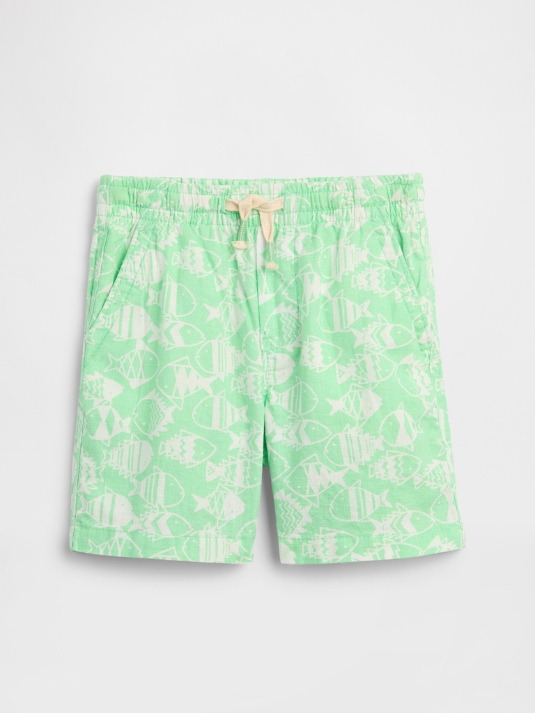 babyGap Pull-On Linen-Blend Shorts