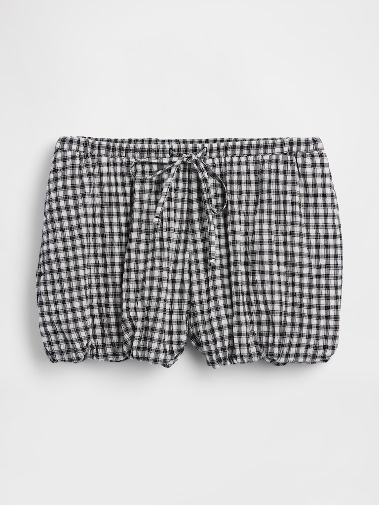Gingham Easy Bubble Shorts