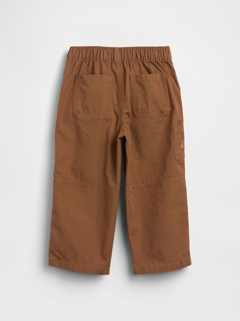 Toddler Pull-On Baggy Double-Knee Carpenter Pants