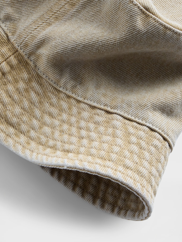 Kids Overdye Denim Bucket Hat
