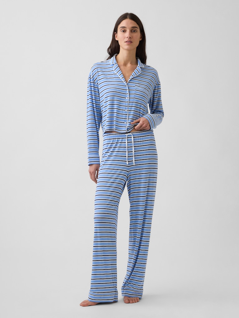 Softest Modal Crop PJ Top