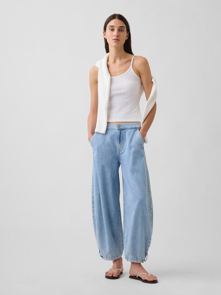 Mid Rise UltraSoft Horseshoe Jeans