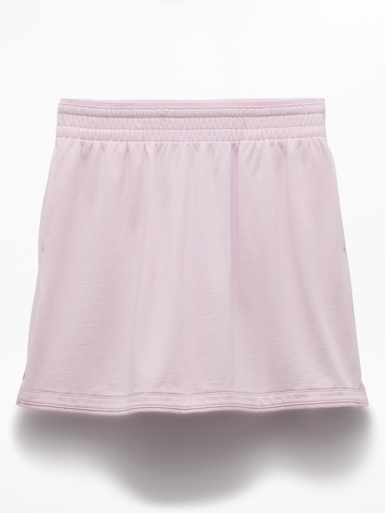 Airy Cotton Terry Mid Rise Mini Skirt