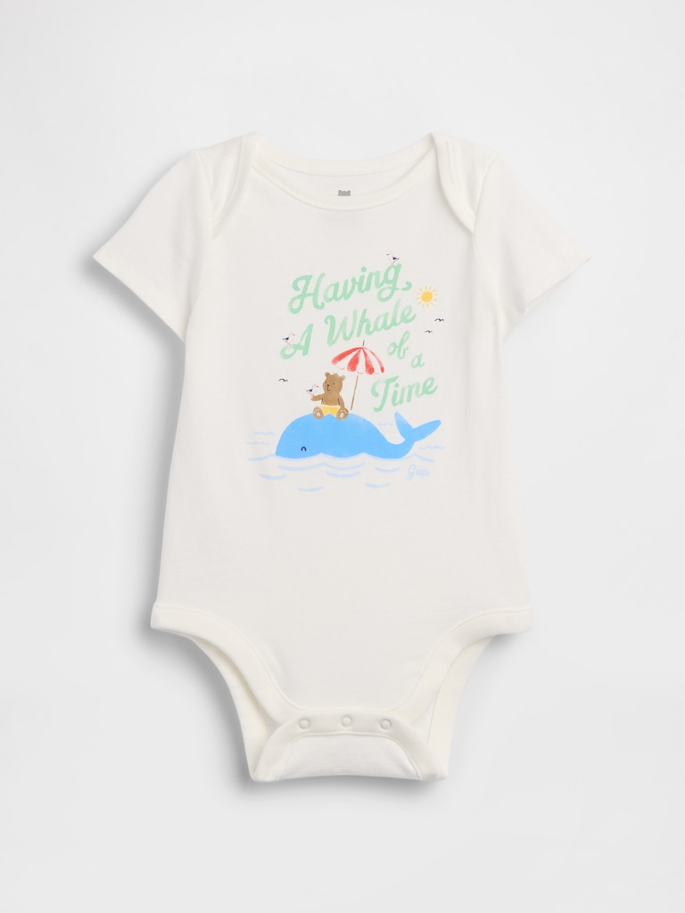 Cache-couche imprimé Premiers essentiels en coton biologique pour Bébé