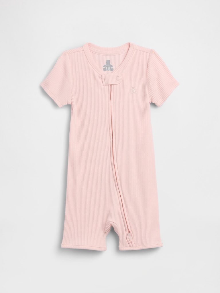 Baby First Favorites TinyRib Shorty One-Piece