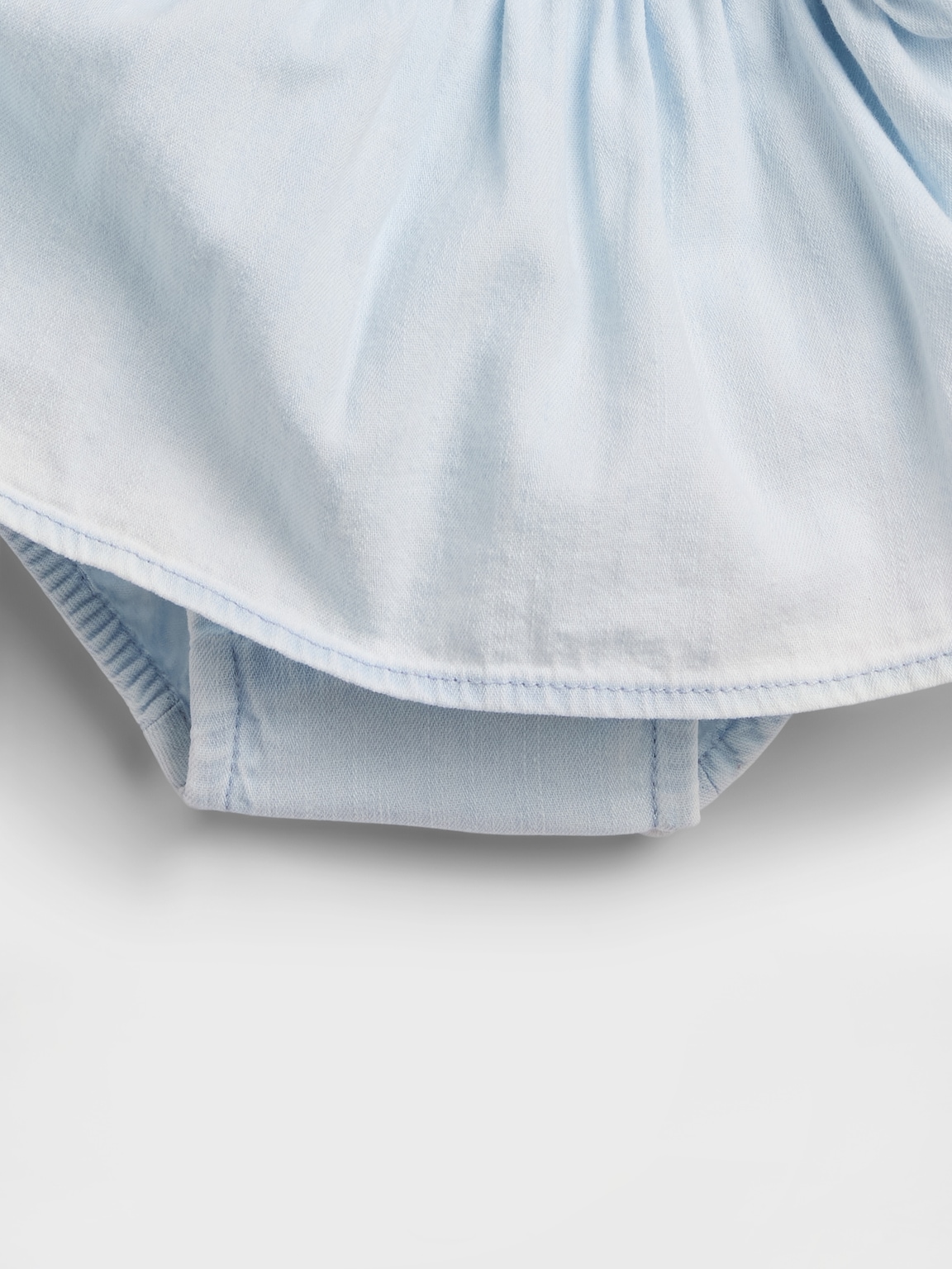 Baby Denim Bow Outfit Set
