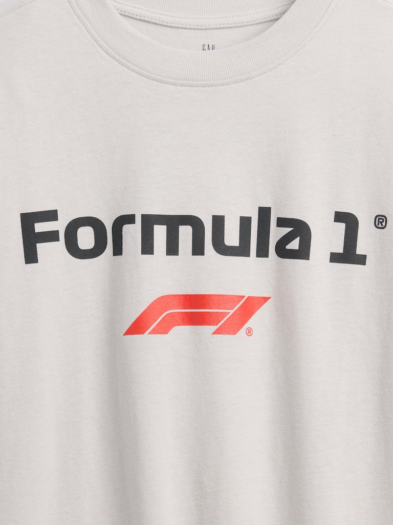 Kids Formula 1 Oversized Graphic T-Shirt
