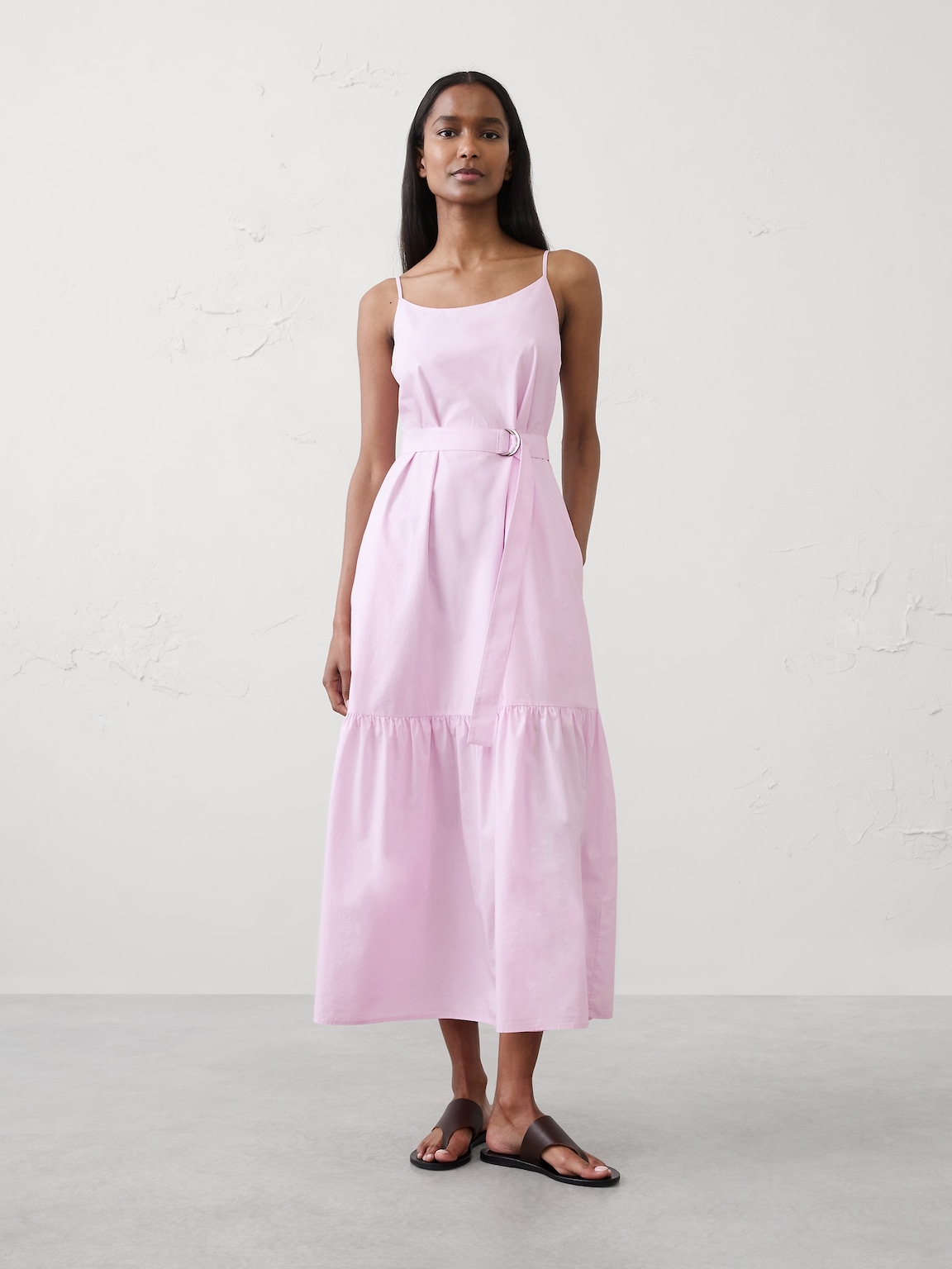 Strappy Tiered Maxi Dress